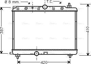 Ava Quality Cooling AU 2153 - Radiators, Motora dzesēšanas sistēma ps1.lv