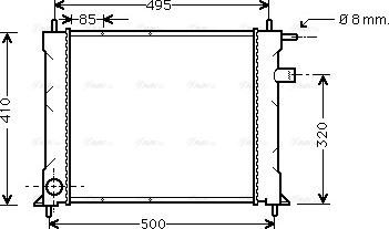 Ava Quality Cooling AU 2110 - Radiators, Motora dzesēšanas sistēma ps1.lv