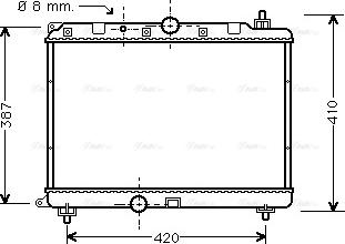 Ava Quality Cooling AU 2121 - Radiators, Motora dzesēšanas sistēma ps1.lv