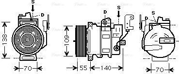 Ava Quality Cooling AUAK187 - Kompresors, Gaisa kond. sistēma ps1.lv