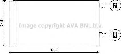 Ava Quality Cooling BW5414 - Kondensators, Gaisa kond. sistēma ps1.lv