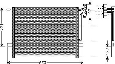 Ava Quality Cooling BW5397 - Kondensators, Gaisa kond. sistēma ps1.lv