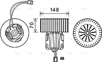 Ava Quality Cooling BW8539 - Salona ventilators ps1.lv