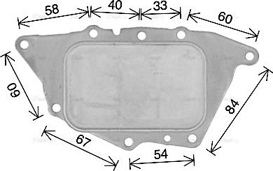 Ava Quality Cooling BW3594 - Eļļas radiators, Motoreļļa ps1.lv