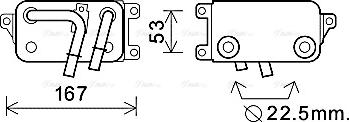 Ava Quality Cooling BW 3396 - Eļļas radiators, Automātiskā pārnesumkārba ps1.lv