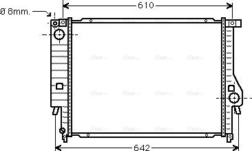 Ava Quality Cooling BW 2096 - Radiators, Motora dzesēšanas sistēma ps1.lv