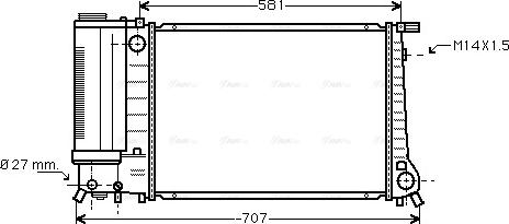 Ava Quality Cooling BW 2090 - Radiators, Motora dzesēšanas sistēma ps1.lv