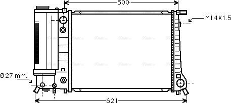 Ava Quality Cooling BW 2084 - Radiators, Motora dzesēšanas sistēma ps1.lv