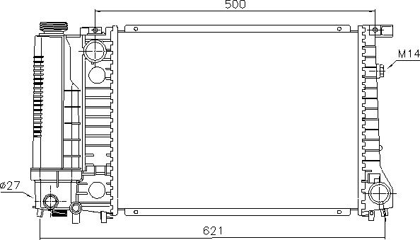 Ava Quality Cooling BW 2101 - Radiators, Motora dzesēšanas sistēma ps1.lv