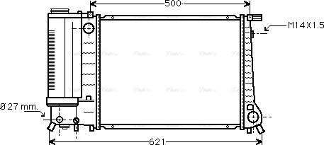 Ava Quality Cooling BW 2083 - Radiators, Motora dzesēšanas sistēma ps1.lv