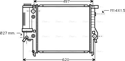 Ava Quality Cooling BW 2146 - Radiators, Motora dzesēšanas sistēma ps1.lv