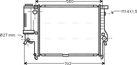 Ava Quality Cooling BW 2142 - Radiators, Motora dzesēšanas sistēma ps1.lv