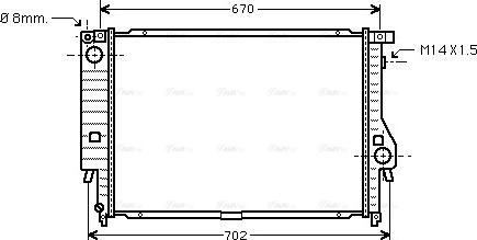 Ava Quality Cooling BW 2102 - Radiators, Motora dzesēšanas sistēma ps1.lv