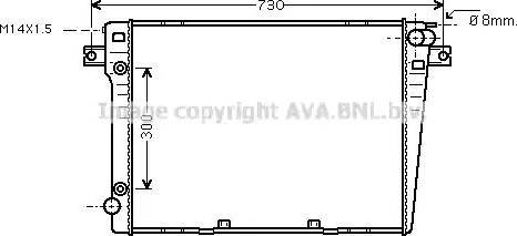 Ava Quality Cooling BW 2107 - Radiators, Motora dzesēšanas sistēma ps1.lv