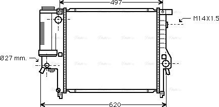 Ava Quality Cooling BW 2124 - Radiators, Motora dzesēšanas sistēma ps1.lv