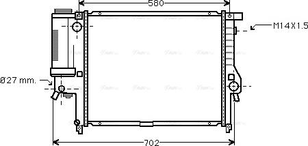 Ava Quality Cooling BW 2121 - Radiators, Motora dzesēšanas sistēma ps1.lv