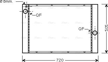 Ava Quality Cooling BW 2283 - Radiators, Motora dzesēšanas sistēma ps1.lv