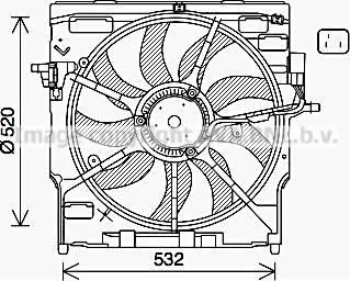 Ava Quality Cooling BW7565 - Ventilators, Motora dzesēšanas sistēma ps1.lv