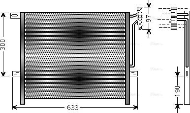 Ava Quality Cooling BWA5369 - Kondensators, Gaisa kond. sistēma ps1.lv