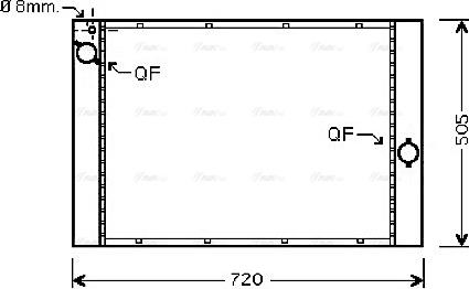 Ava Quality Cooling BWA2284 - Radiators, Motora dzesēšanas sistēma ps1.lv