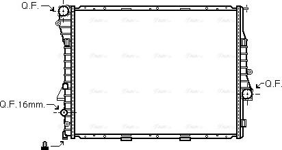 Ava Quality Cooling BWA2275 - Radiators, Motora dzesēšanas sistēma ps1.lv