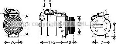 Ava Quality Cooling BW K318 - Kompresors, Gaisa kond. sistēma ps1.lv