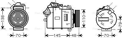 Ava Quality Cooling BWAK317 - Kompresors, Gaisa kond. sistēma ps1.lv