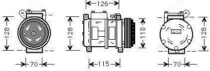 Ava Quality Cooling BWAK229 - Kompresors, Gaisa kond. sistēma ps1.lv