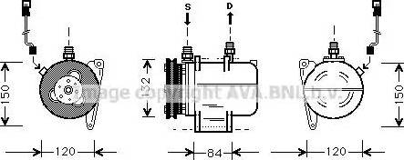 Ava Quality Cooling BW K045 - Kompresors, Gaisa kond. sistēma ps1.lv