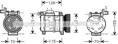 Ava Quality Cooling BW K040 - Kompresors, Gaisa kond. sistēma ps1.lv