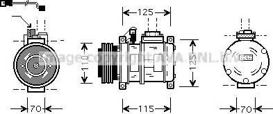 Ava Quality Cooling BW K066 - Kompresors, Gaisa kond. sistēma ps1.lv