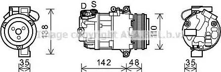 Ava Quality Cooling BWK390 - Kompresors, Gaisa kond. sistēma ps1.lv