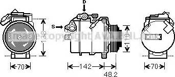 Ava Quality Cooling BWK385 - Kompresors, Gaisa kond. sistēma ps1.lv