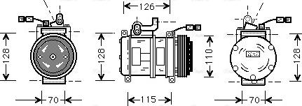 Ava Quality Cooling BW K231 - Kompresors, Gaisa kond. sistēma ps1.lv