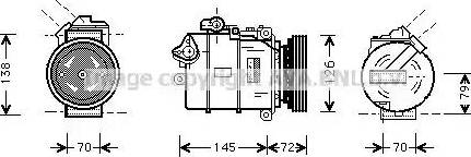 Ava Quality Cooling BW K226 - Kompresors, Gaisa kond. sistēma ps1.lv