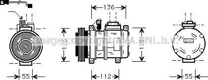 Ava Quality Cooling BW K228 - Kompresors, Gaisa kond. sistēma ps1.lv