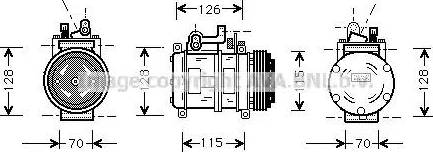 Ava Quality Cooling BW K227 - Kompresors, Gaisa kond. sistēma ps1.lv