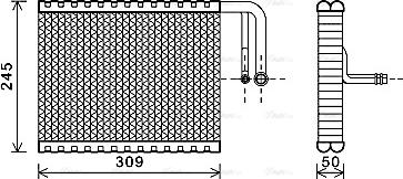 Ava Quality Cooling BWV402 - Iztvaikotājs, Gaisa kondicionēšanas sistēma ps1.lv