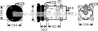 Ava Quality Cooling CLK004 - Kompresors, Gaisa kond. sistēma ps1.lv