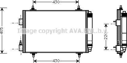 Ava Quality Cooling CN5192D - Kondensators, Gaisa kond. sistēma ps1.lv