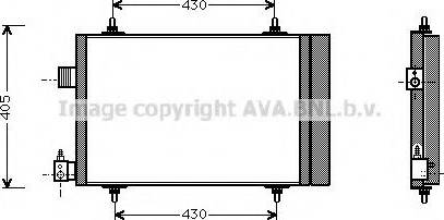 Ava Quality Cooling CNA5173 - Kondensators, Gaisa kond. sistēma ps1.lv