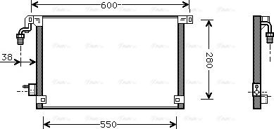 Ava Quality Cooling CN 5172 - Kondensators, Gaisa kond. sistēma ps1.lv