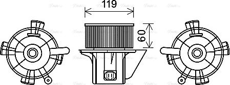 Ava Quality Cooling CN8299 - Salona ventilators ps1.lv