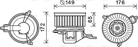 Ava Quality Cooling CN8291 - Salona ventilators ps1.lv