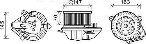 Ava Quality Cooling CN8293 - Salona ventilators ps1.lv