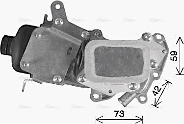 Ava Quality Cooling CN3309H - Eļļas radiators, Motoreļļa ps1.lv