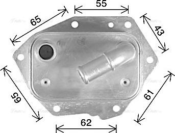 Ava Quality Cooling CN3326 - Eļļas radiators, Motoreļļa ps1.lv