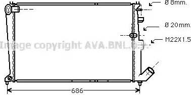 Ava Quality Cooling CN 2065 - Radiators, Motora dzesēšanas sistēma ps1.lv