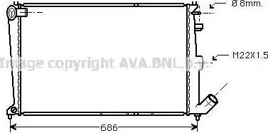 Ava Quality Cooling CN 2066 - Radiators, Motora dzesēšanas sistēma ps1.lv