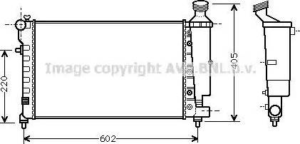 Ava Quality Cooling CN 2196 - Radiators, Motora dzesēšanas sistēma ps1.lv